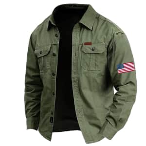 Men's Cargo Work Shirt: $9