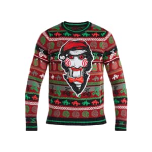 Saw Men's Billy the Puppet Holiday Sweater: $22.98