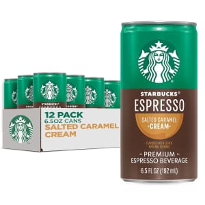 Starbucks Doubleshot Salted Caramel 6.5-oz. Can 12-Pack: $16 via Sub. & Save