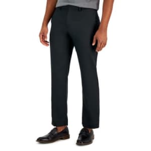 Perry Ellis Portfolio Men's Modern-Fit Twill Pants: $14.93