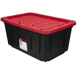 Hyper Tough 27-Gallon Storage Bin: $10 Hyper Tough 27-Gallon Storage Bin: $10