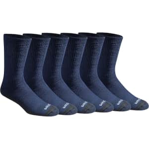 Dickies Men's Dri-Tech Full Cushion Crew Socks 6-Pack: $6.81 Dickies Men's Dri-Tech Full Cushion Crew Socks 6-Pack: $6.81