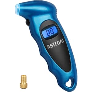 AstroAI Digital Tire Pressure Gauge 0-150PSI with Presta Valve Adaptor: $2.99 AstroAI Digital Tire Pressure Gauge 0-150PSI with Presta Valve Adaptor: $2.99