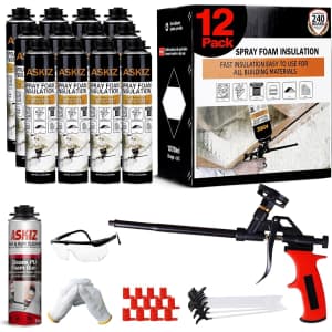 Spray Foam Insulation Kit: $153