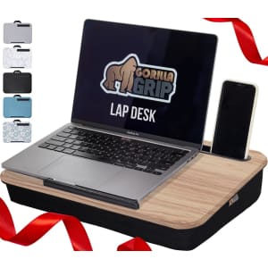 Gorilla Grip Laptop Lap Desk with Phone Holder: $21 Gorilla Grip Laptop Lap Desk with Phone Holder: $21