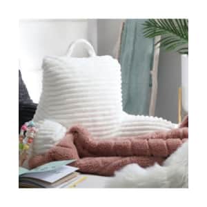 Nestl Cut Plush Striped Reading Pillow w/ Arms: $21