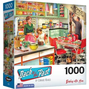RoseArt Back to The Past Baking with Mom 1,000-Piece Jigsaw Puzzle: $5.88