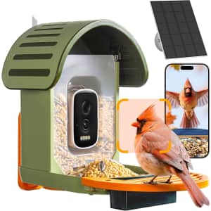 Smart Bird Feeder with 2.5K Camera and AI: $50 w/ Prime Smart Bird Feeder with 2.5K Camera and AI: $50 w/ Prime