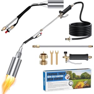 Propane Torch with Self-Ignition Weed Burner: $39.99