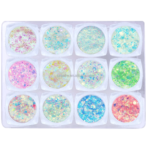 2-oz. Noctilucent Chunky Craft Glitter 12-Pack: $9.99