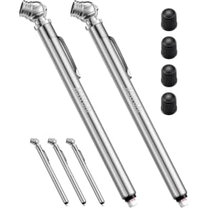 AstroAI Pencil Tire Pressure Gauge 2-Pack: $3.28