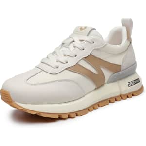 Somiliss Women's Suede Patchwork Sneakers: $35.34 Somiliss Women's Suede Patchwork Sneakers: $35.34