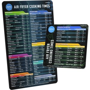 Air Fryer Magnetic Cheat Sheet Set: $8.98