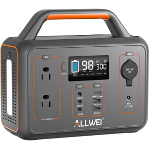 Allwei 300W Portable Power Station: $123 w/ Prime