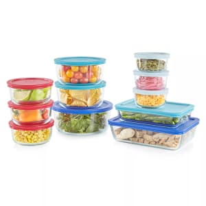 Pyrex 22-Piece Glass Food Storage Set: $32