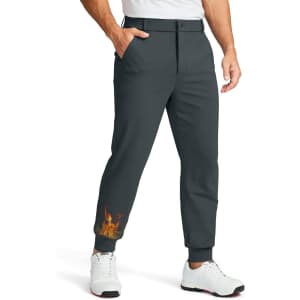 Soothfeel Men's Fleece Lined Joggers: $24.19