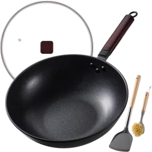 Teewe 13" Carbon Steel Wok: $22.39
