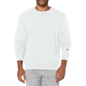 Champion Men's Powerblend Fleece Sweatshirt: $11 Champion Men's Powerblend Fleece Sweatshirt: $11