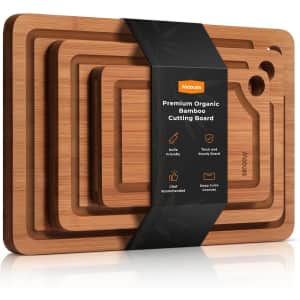 Mooues Bamboo Cutting Board Set 3-Pack: $23.99 Mooues Bamboo Cutting Board Set 3-Pack: $23.99