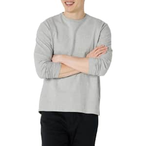 Amazon Essentials Men's Longsleeve Crewneck T-Shirt: From $8 w/ Prime