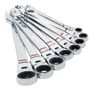 Kobalt 8-Piece Standard (SAE) Flexible Head Ratchet Wrench Set: $70