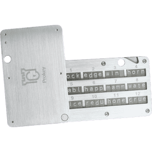 Prokey ColdSteel Steel Crypto Seed Phrase Storage: $19.99