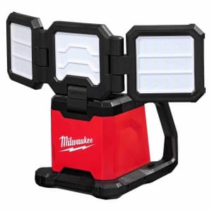 Milwaukee 18V M18 Rover Dual Power Triple-Panel Flood & Area Light: $123