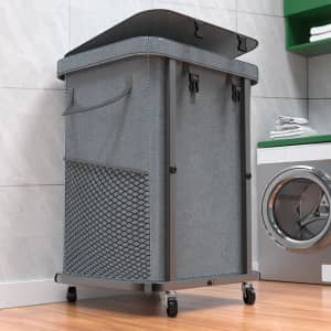 40-Gallon Rolling Laundry Hamper: $27.49