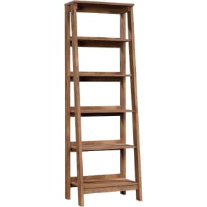 Sauder Trestle 5-Shelf Vintage Bookcase: $108.78