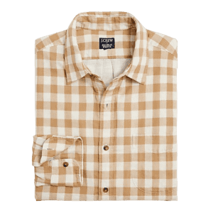 J.Crew Factory Men's Double-Weave Casual Shirt: $36