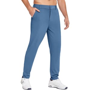 Pinspark Men's 4-Way Stretch Golf Pants: $8.99