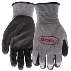 Boss Men's Grip Coated Work Gloves 10-Pack: $13