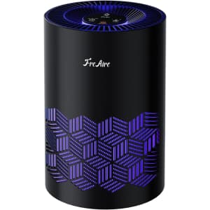 FreAire HEPA Air Purifier with RGB Lights: $19.40