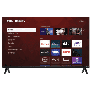 TCL S3 32S357 32" 1080p FHD LED HDR Smart TV: $88