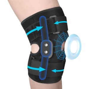 Chiyan Hinged Knee Brace with Open Patella Design: $14.99 Chiyan Hinged Knee Brace with Open Patella Design: $14.99