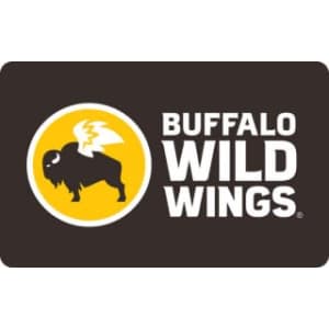 $50 Buffalo Wild Wings eGift Card: $40