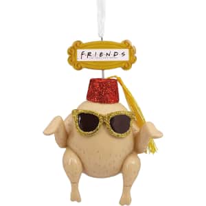 Hallmark Friends Turkey in Fez and Sunglasses Christmas Ornament: $8.70