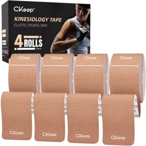 CKeep 10" Precut Kinesiology Tape Roll 4-Pack: $10.49 CKeep 10" Precut Kinesiology Tape Roll 4-Pack: $10.49