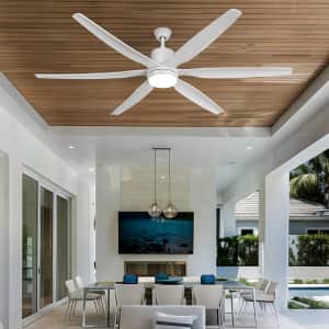 DWVO 66" Smart Ceiling Fan with Lights: $71.09