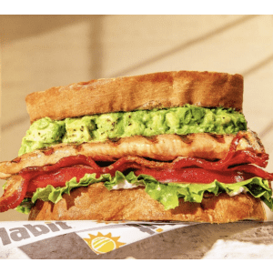 Habit Burger Chicken Club Sandwich: Free w/ $5 purchase