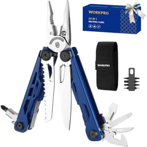 WorkPro 24-in-1 Multitool Pliers: $24 w/ Prime