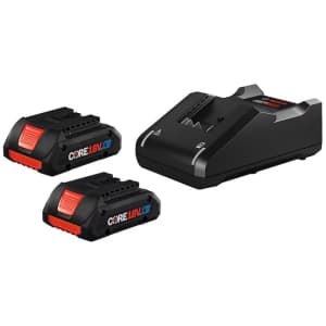 Bosch 18V Lithium Battery 2-Pack w/ Charger: $179 Bosch 18V Lithium Battery 2-Pack w/ Charger: $179