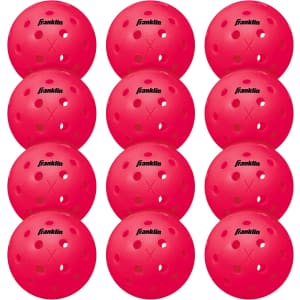 Franklin Sports X-40 Outdoor Pickleball 12-Pack: $9.97
