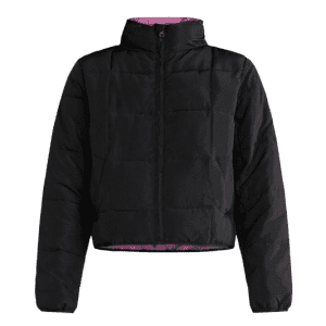 No Boundaries Women's Packable Puffer Jacket: $8