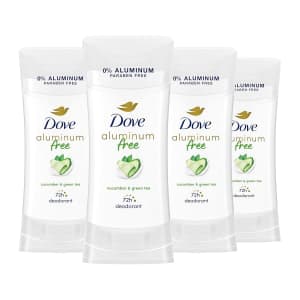 Dove Women's Aluminum Free 2.6-oz. Deodorant 4-Pack: $11 via Sub & Save