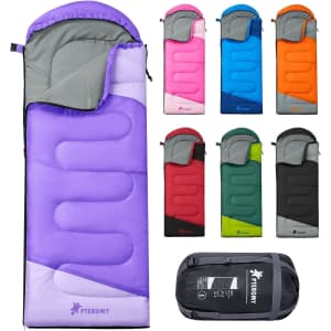 Pteromy Water Resistant Sleeping Bag: $20.99 Pteromy Water Resistant Sleeping Bag: $20.99