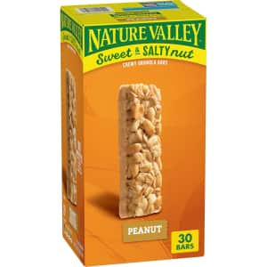 Nature Valley 30-Count Sweet & Salty Peanut Granola Bars: $8.97 via Sub & Save
