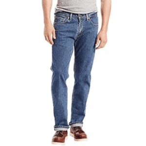 Levi's Men's 505 Regular Stonewash Stretch Jeans (32x30 only): $18.99