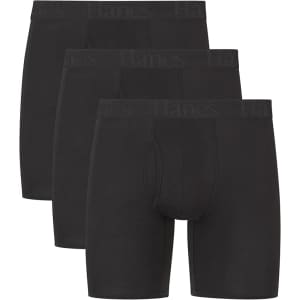 Hanes Men's Boxer Briefs 3-Pack: $9.50