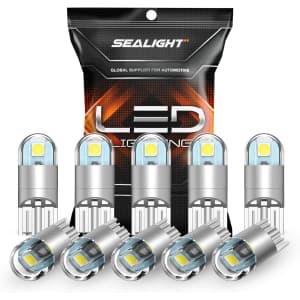 Sealight 6000K 194 LED Bulb 10-Pack: $9.79 Sealight 6000K 194 LED Bulb 10-Pack: $9.79